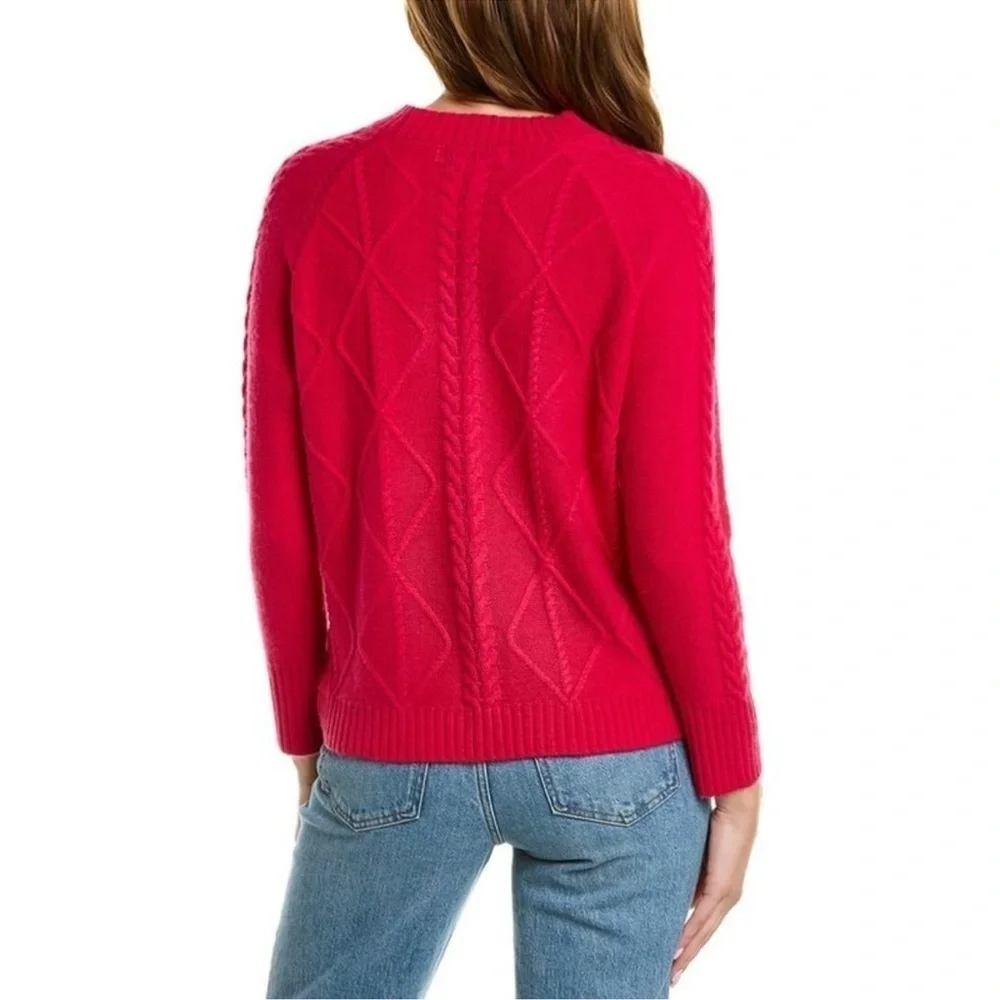 Scott & Scott London Wool & Cashmere Blend Sweater Hot pink Large